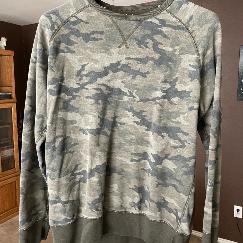 Large Camouflage Crewneck